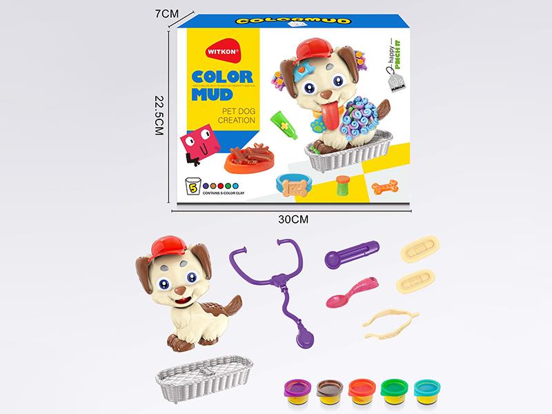 Color Clay Pet Dog Creation Toy