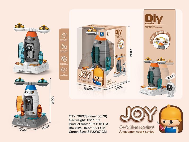 DIY Assembly Aircraft Rocket