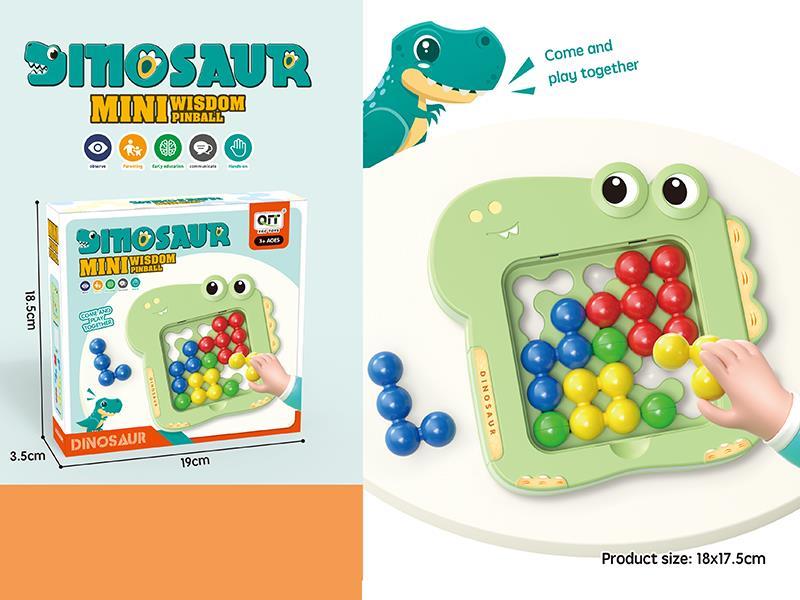 Dinosaur Mini Wisdom Pinball Board Game