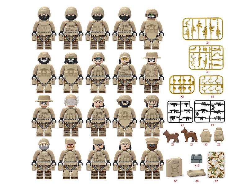 Army Ranger Building Blocks Figures Toys