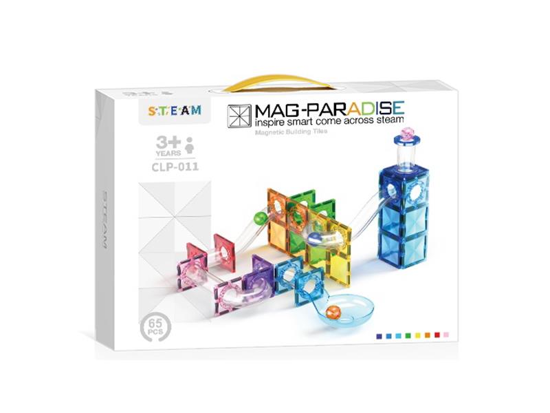 Pipe Magnetic Building Blocks 65PCS