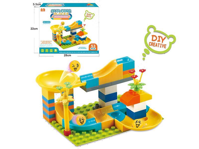 DIY Slide Building Blocks 53pcs