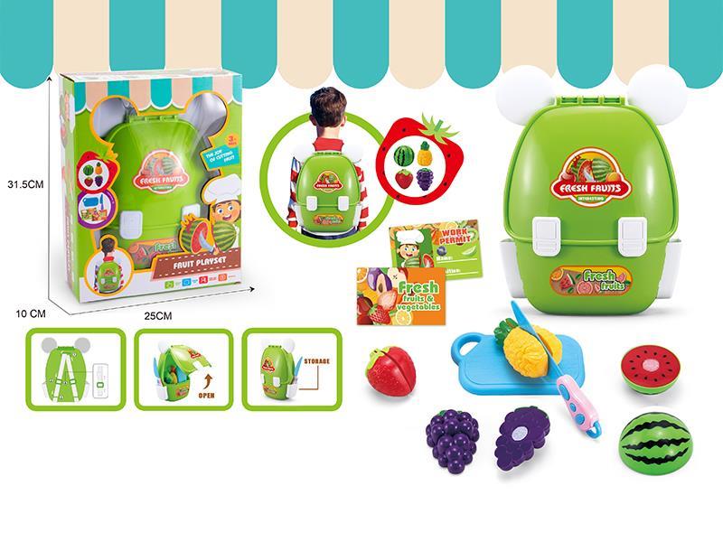 Cutting Fruit Toy Backpack