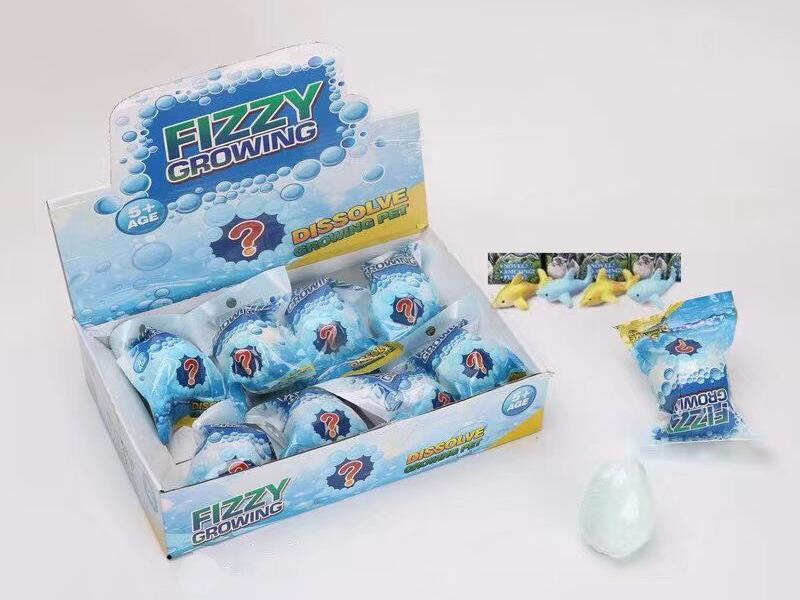 Outsize Fizzy Growing Inflatable  Resurrect Shark Eggs 12PCS