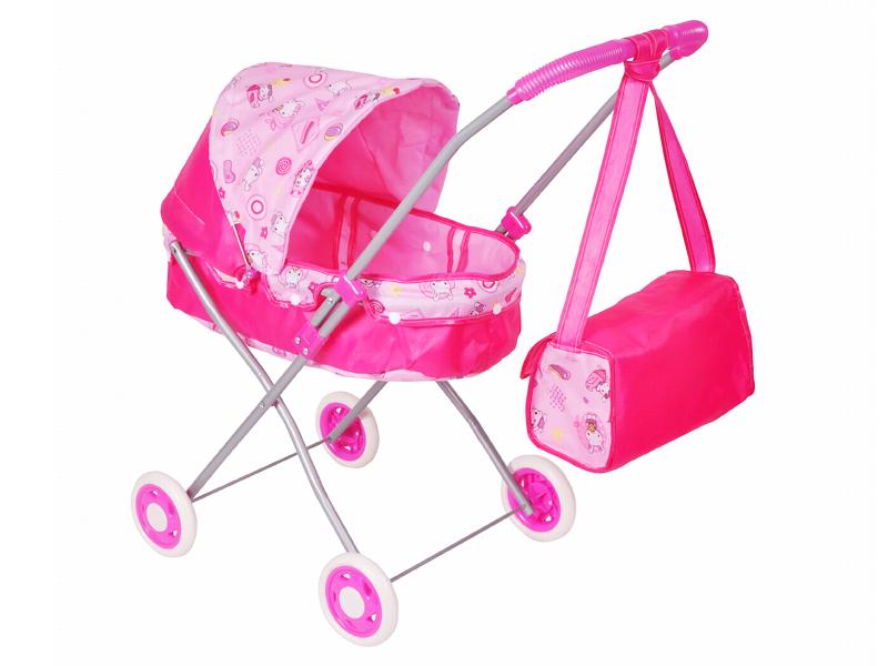 Baby sunshade Trolley And  Handbag  (Silver iron ) Eva Wheel