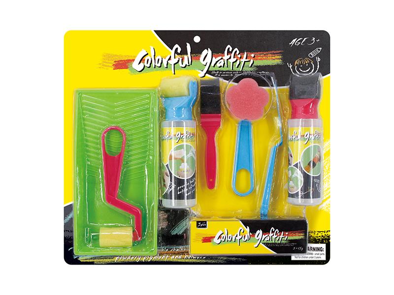 Chalk Colorful Graffiti Set 10pcs