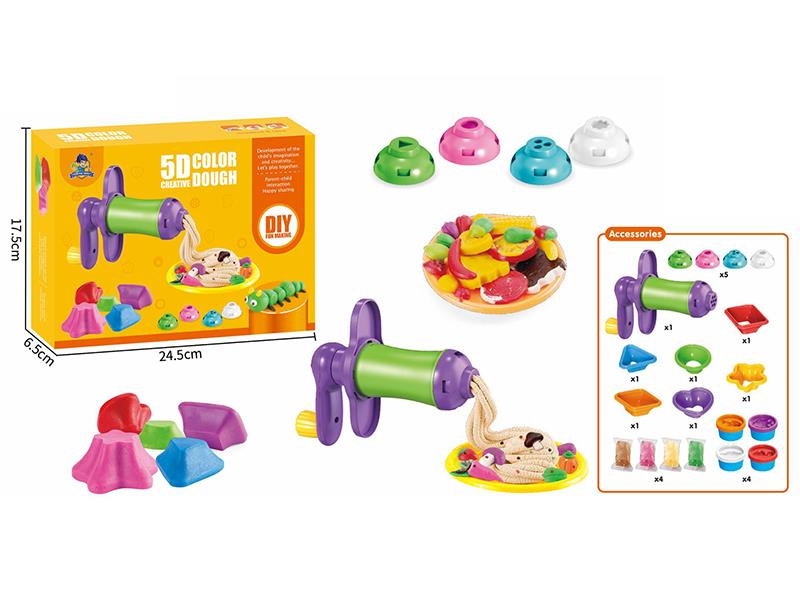 Color Dough Noodle Machine Set