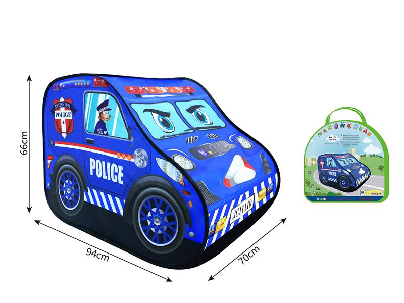 Children Police Car Tent