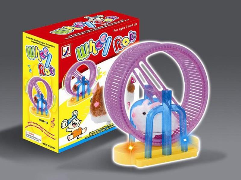 Electric Simulation Plush Rabbit Wheel Game