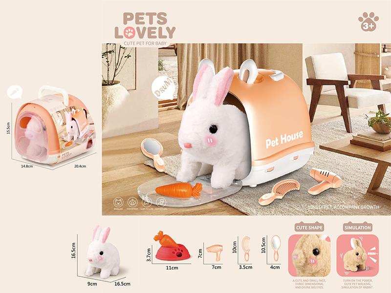 Electric Plush Pet Rabbit Set