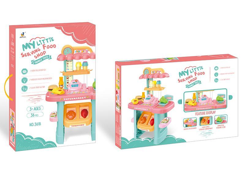 Cashier Desk Set With Light And Music