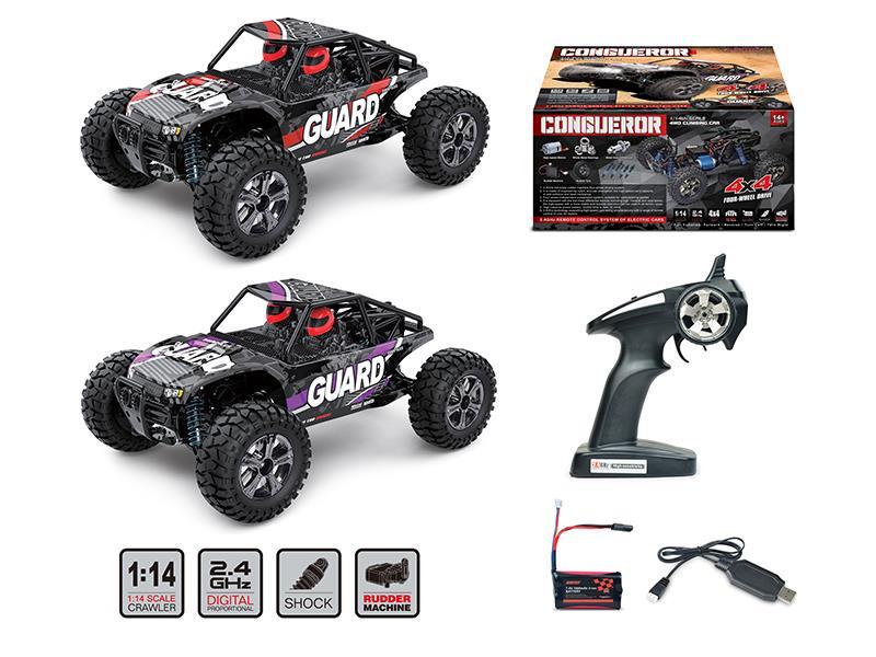 1:14 2.4G Remote Control 4WD High-Speed Model Car