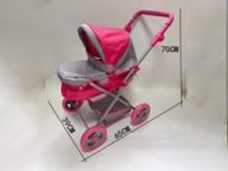 16-Tube Large Iron Handcart/Adjustable Handle Height