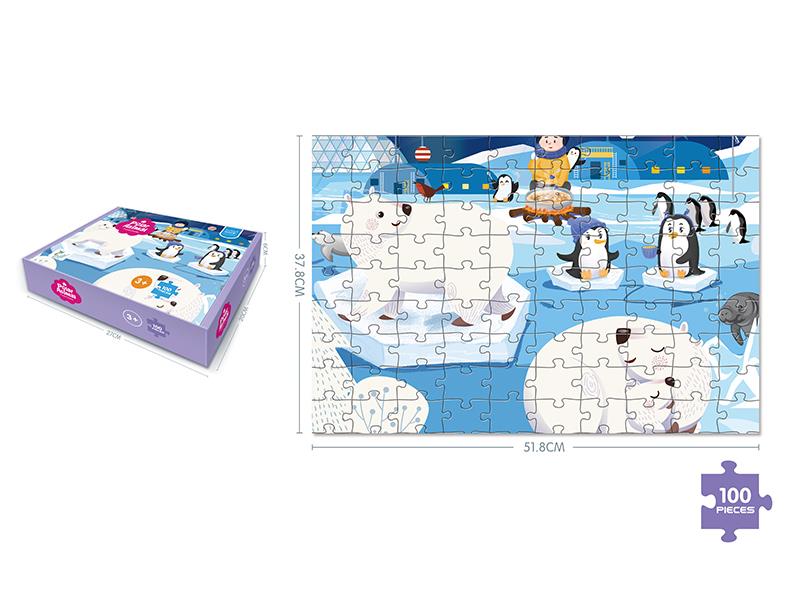 100PCS Polar World Puzzle