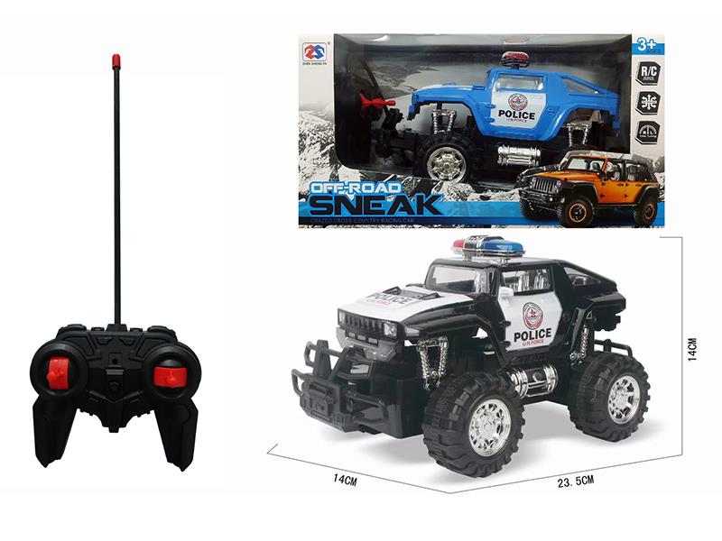 4-Channel Remote Control Hummer Police Car