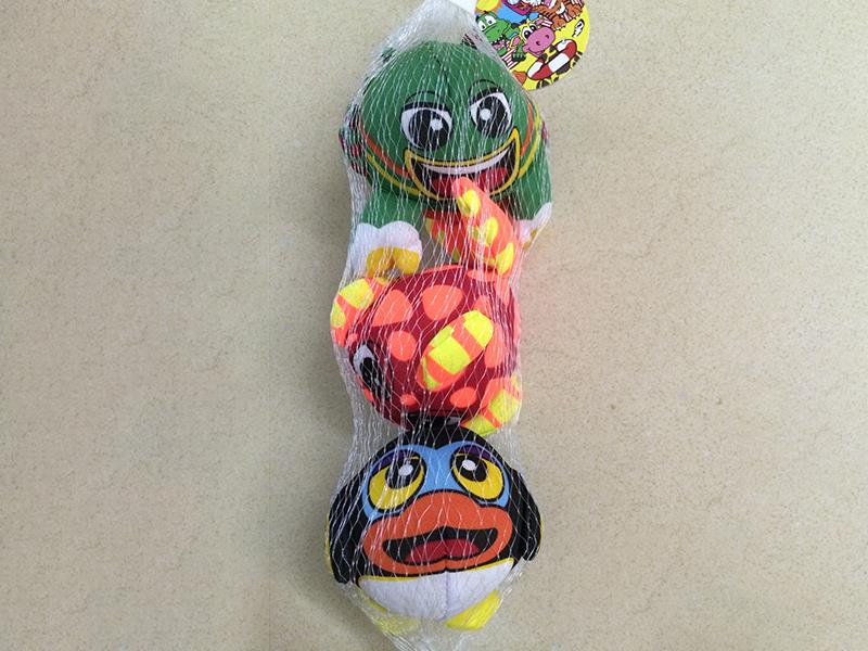 Fish Crab Penguin Water Cloth Balls 3pcs