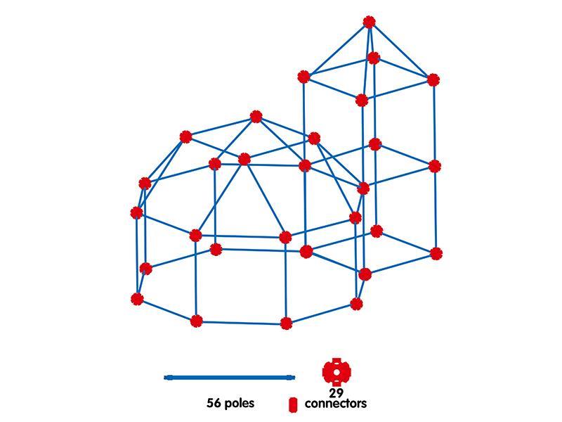 DIY Variety Modelling Castle 120PC