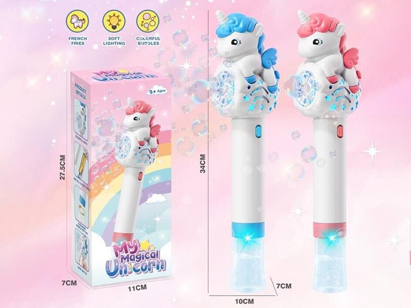 Six-Hole Unicorn Bubble Stick