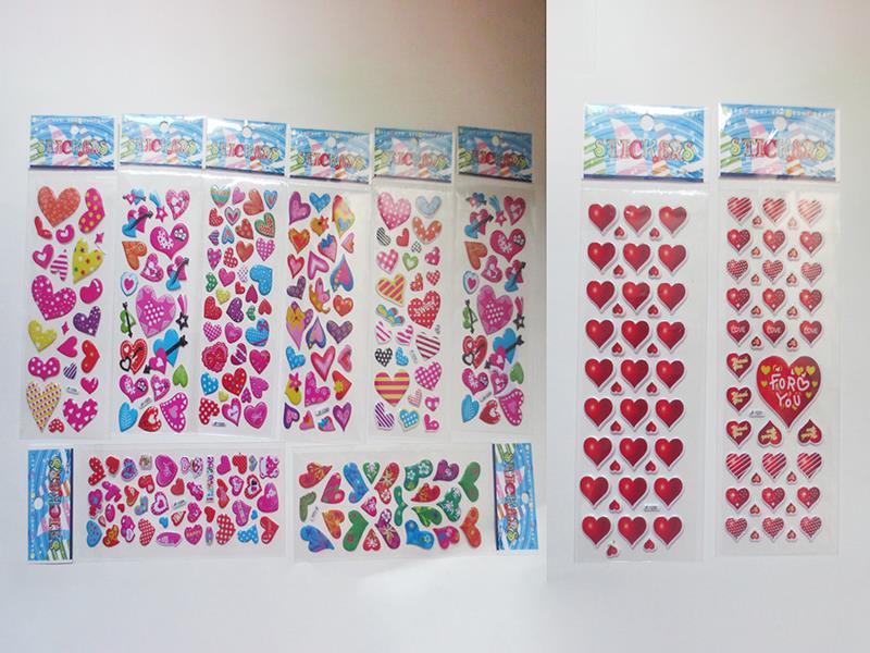 Heart-Shaped Stickers