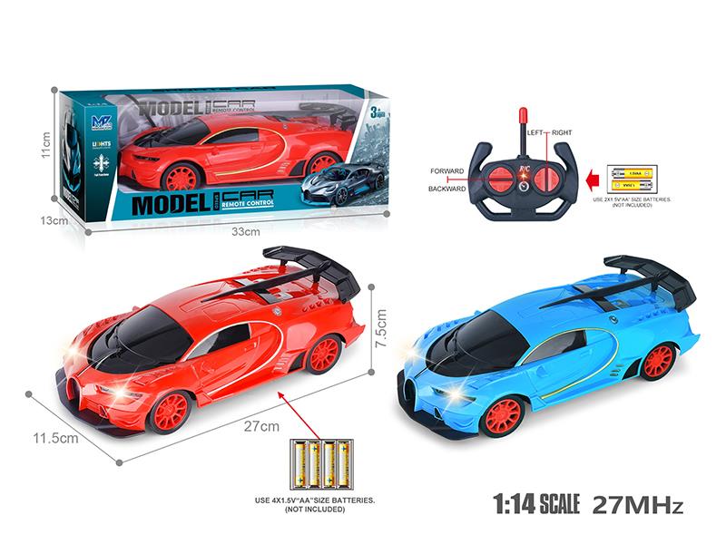 27Mhz 1:14 4-Channel Remote Control Bugatti Simulated Car With Lights(Not Included Batteries)