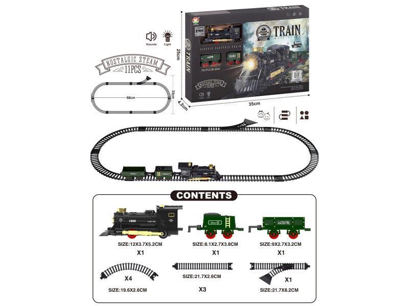 Classical Electric Rail Train