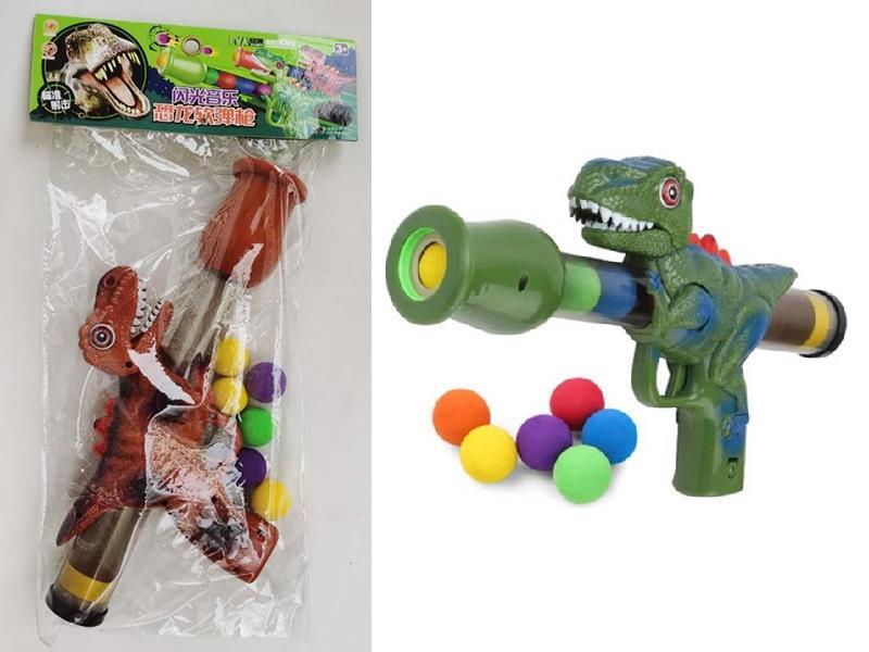 Dinosaur Soft Bullet Gun With Lights And Music
