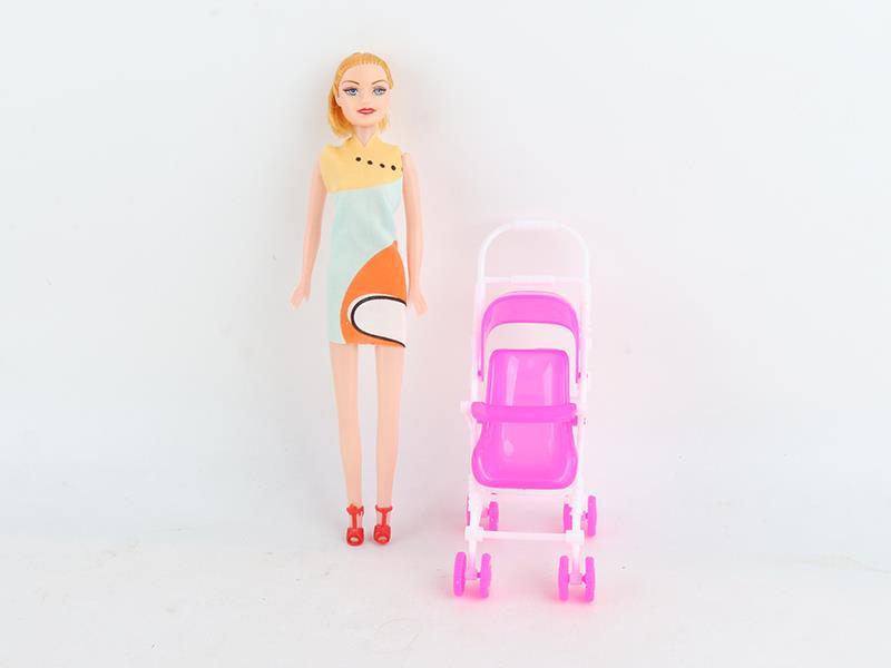 11 Inch Beautiful Girl Cart