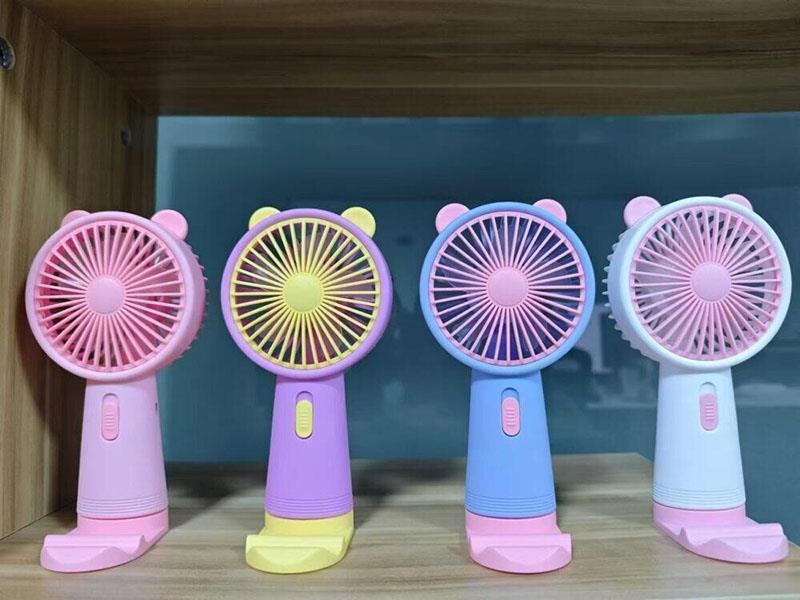 Cartoon Handheld Fan With 250 Milliamperes