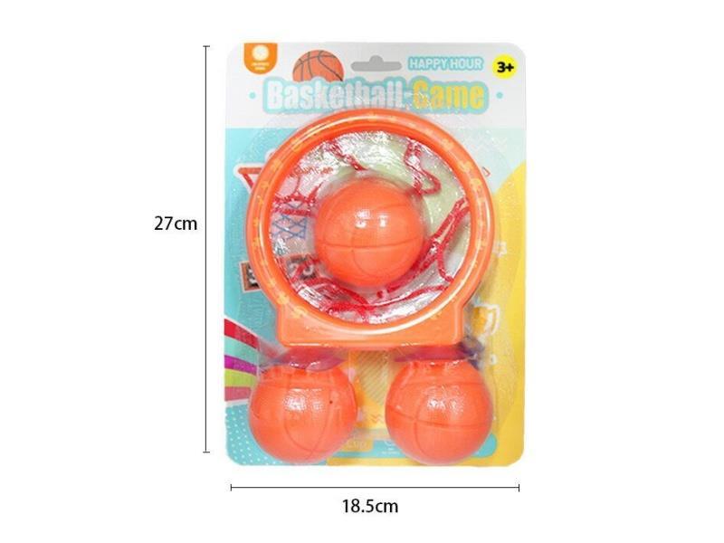 Bathroom Basketball (Basketball Hoop +3 Balls)