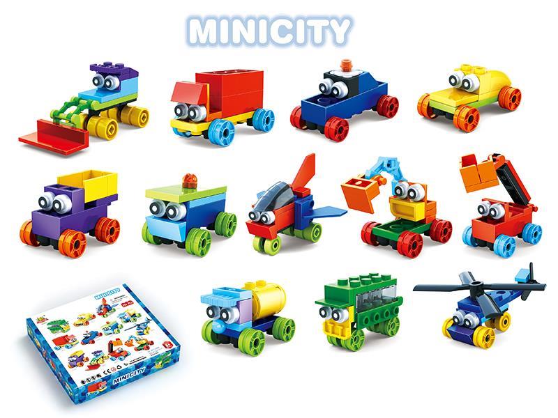 Building Blocks - Mini Cartoon Car