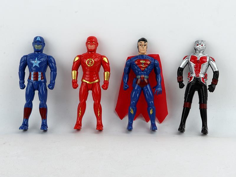 4Pcs Heroes Toy With Light