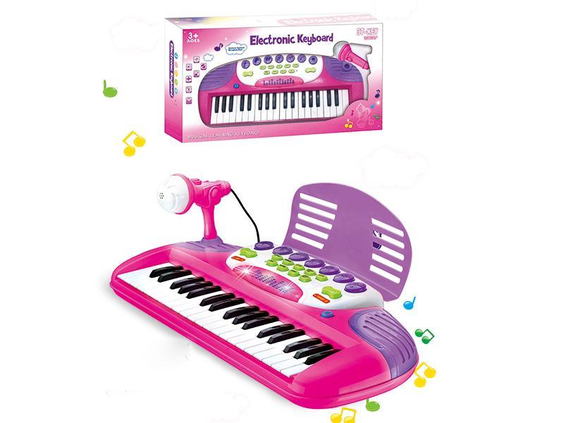 37 Key Multifunctional Electronic Organ With Microphone,MP3 Line
