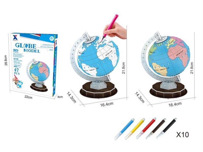 Globe Model Colour Matching