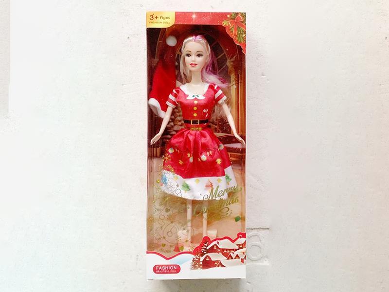 11" Solid Christmas Doll
