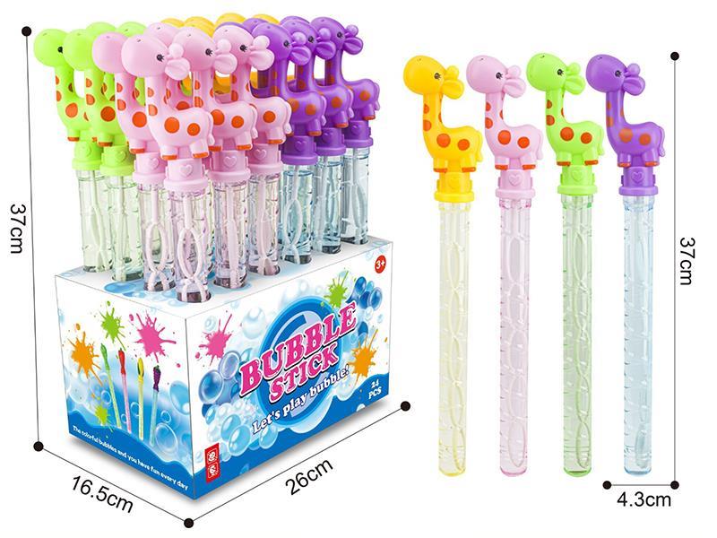 Giraffe bubble sticks 24pcs