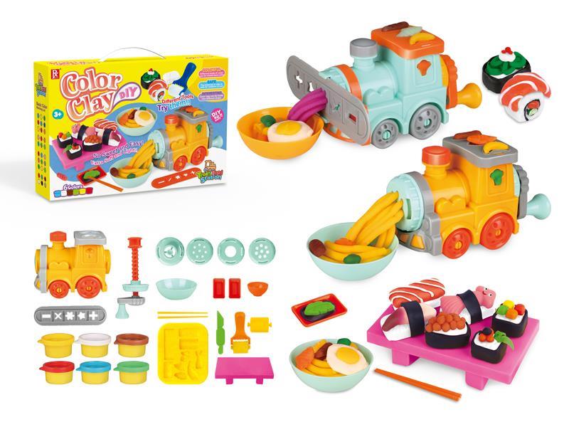 Small Train Noodle Machine Colored Clay