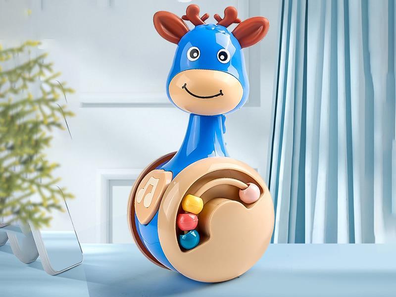 Blue Deer Tumbler Baby Crawling Toy