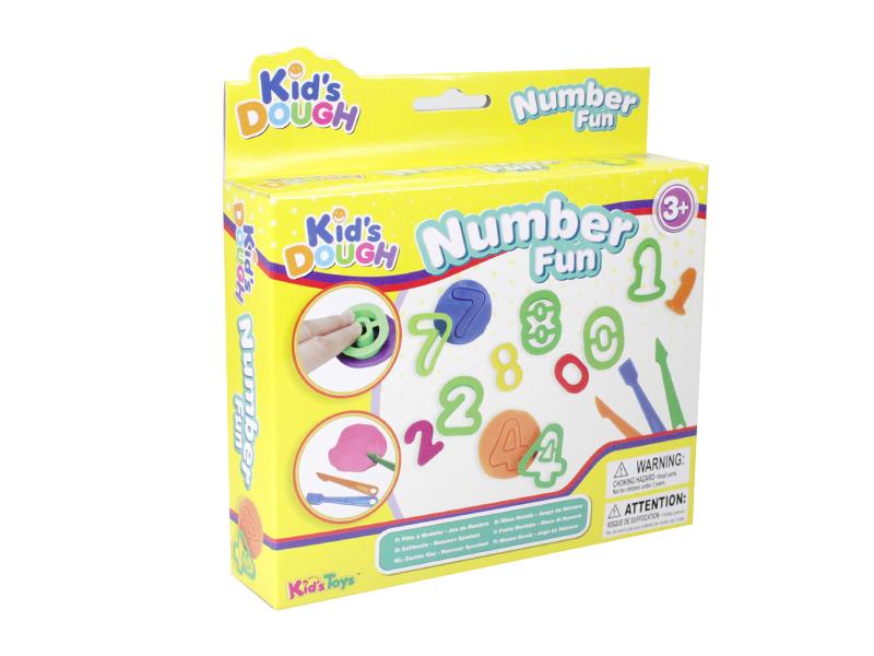 Colored Clay Number Clay Mold Set