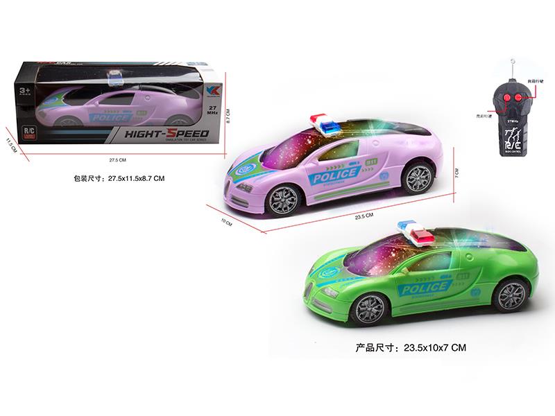 1:18 2CH Remote Control Bugatti Police Car With 3D Lights