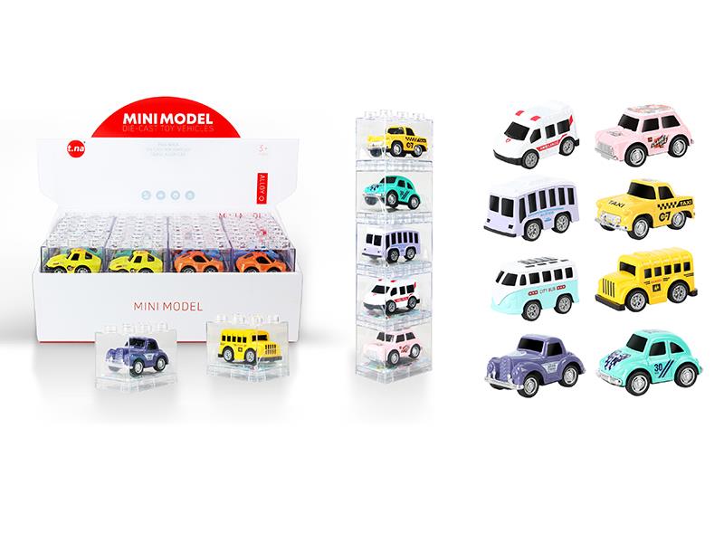 Q Edition Pull Back Alloy Car 32pcs