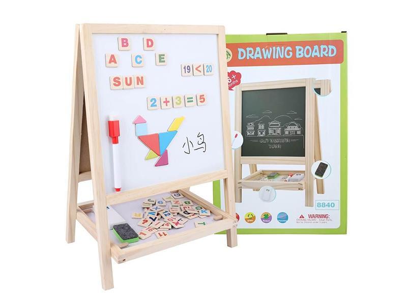 Wooden Double-Sided Drawing Board