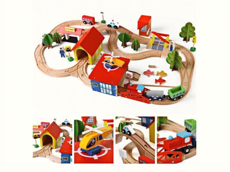 69PCS Train Tracks