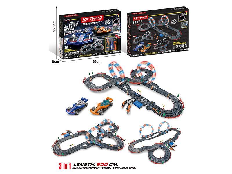 1:43 Electric  F1 Racing Car Track Set(With Lights)(Battery Version)