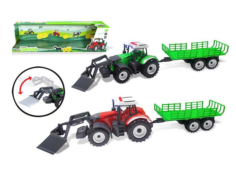Friction Farmer's Cart With Light And Sound
