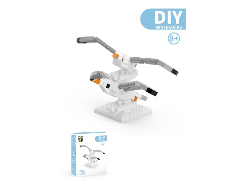 Seagull And Bird Building Blocks 218 PCS