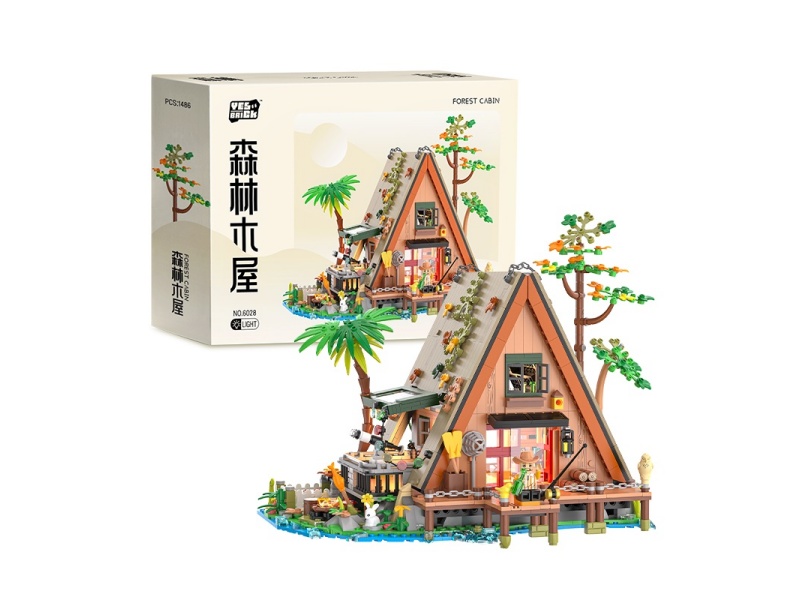 Forest Cabin Building Blocks 1486PCS