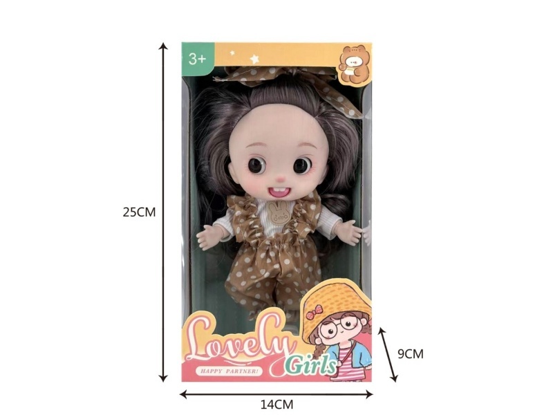 22Cm 3D Real Eye Fun Doll