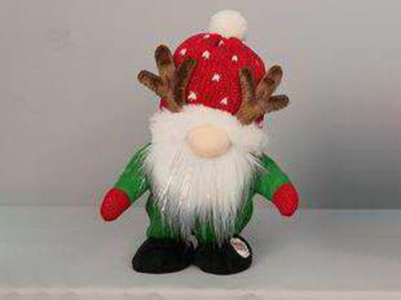 Singing And Walking Gnome With Antler