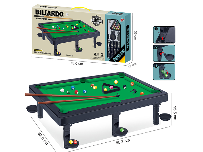 Flocked Billiards Table Toy