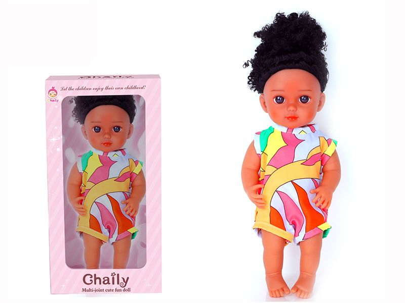 38CM Soft Glue Reborn Baby Doll(Machine Hair Transplant)With Diaper, Birth Card